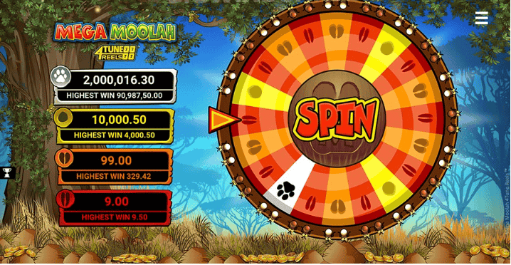 Mega Moolah 4Tune Reels